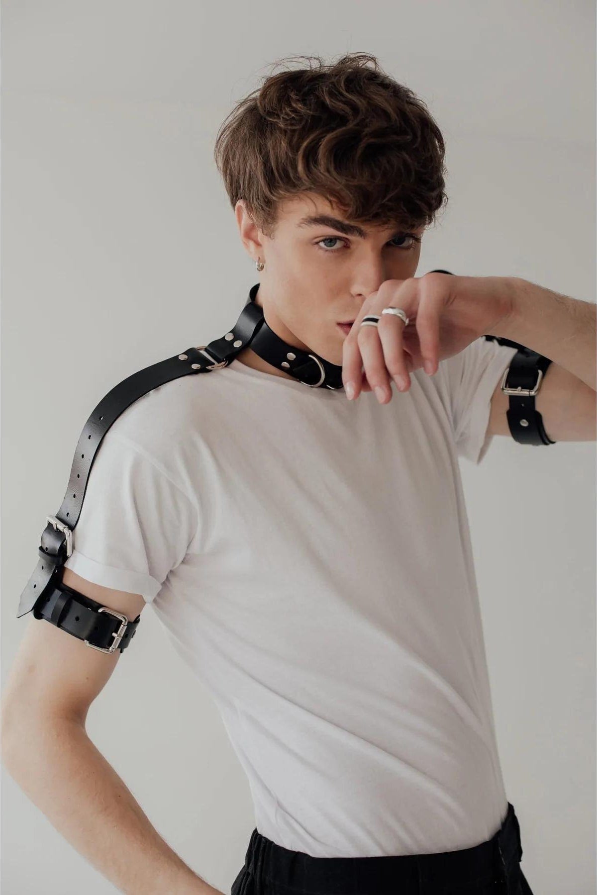 BLACKRISS™Collar Shoulder Harness - Black-Blackriss