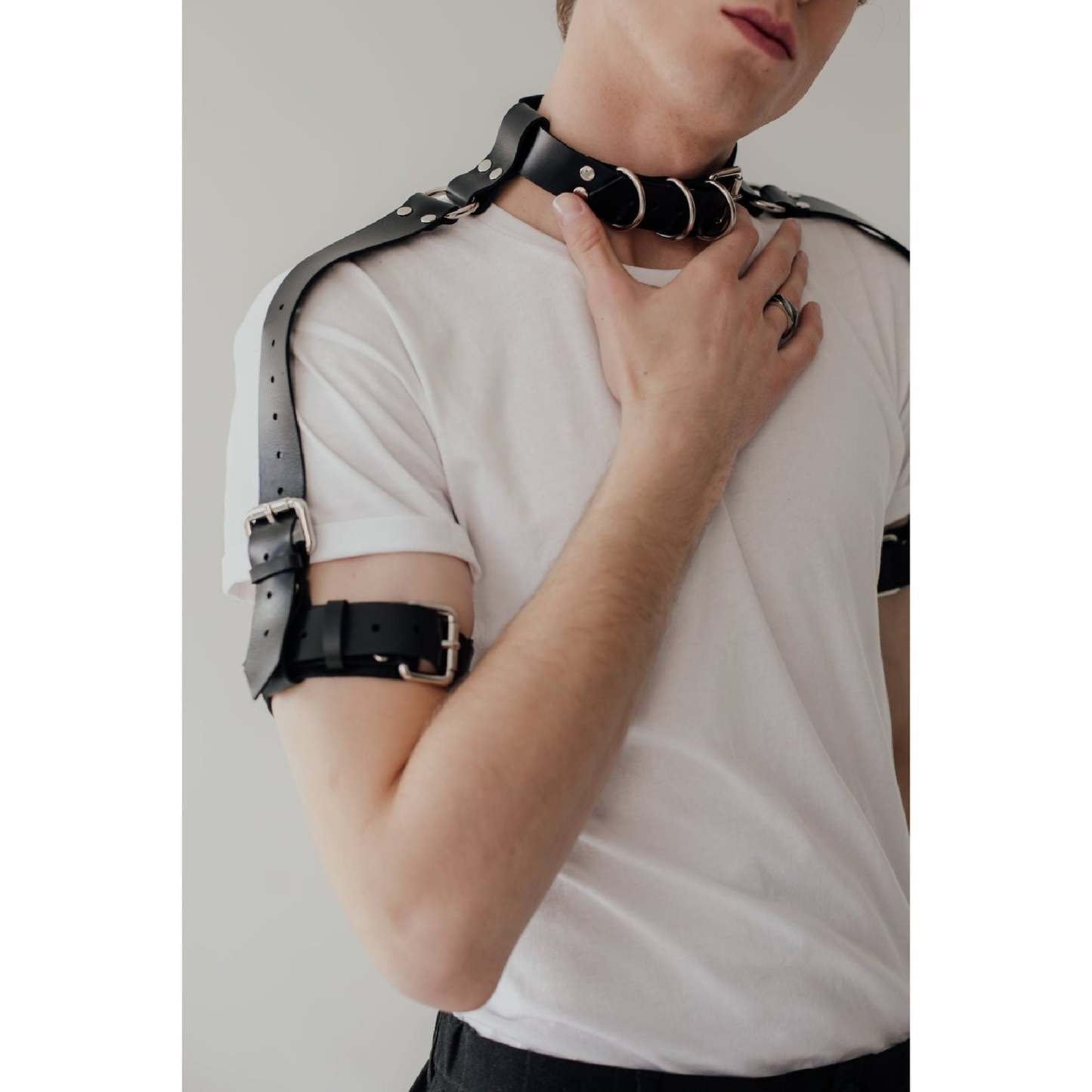 BLACKRISS™Collar Shoulder Harness - Black-Blackriss