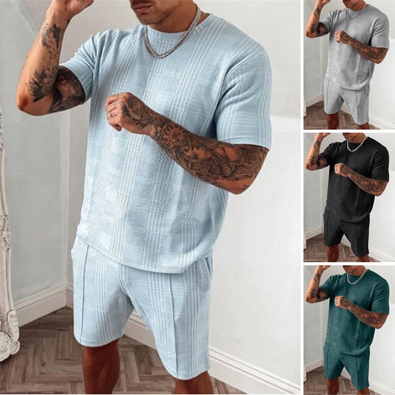 BLACKRISS™Delgado Short Sleeved Tracksuit-Blackriss