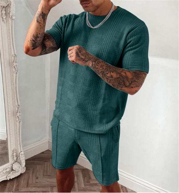 BLACKRISS™Delgado Short Sleeved Tracksuit-Blackriss