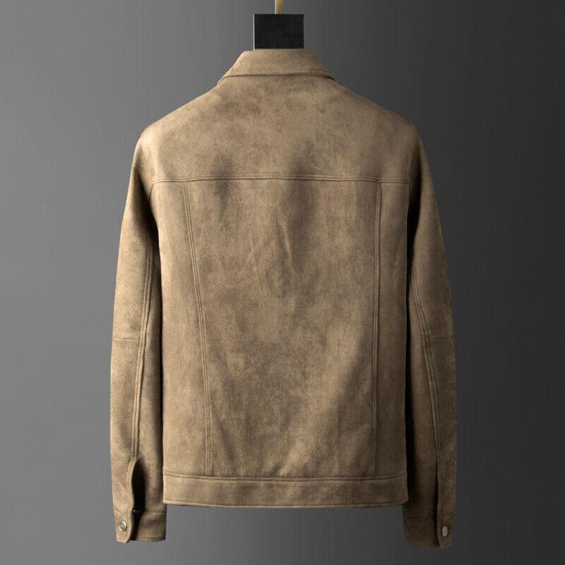 BLACKRISS™ELEGANT SOLID SUEDE JACKET-Blackriss