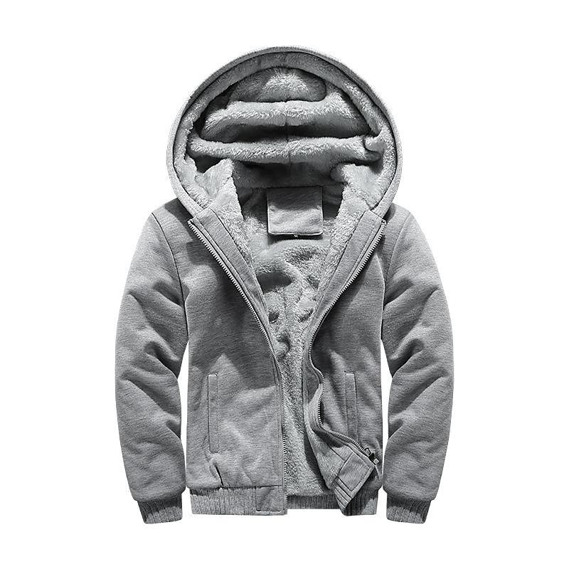 BLACKRISS™Men's sweater hooded autumn and winter thickened men's jacket-Blackriss