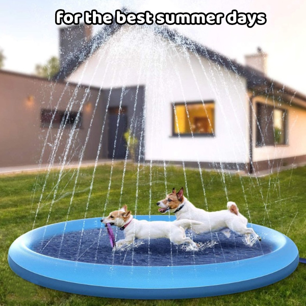 SplashPad-Refreshing Dog Sprinkler Pad