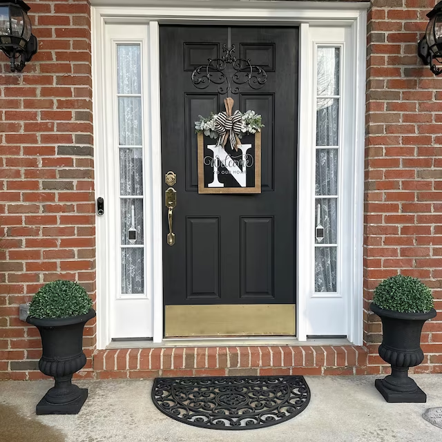 Last Name Year Round Front Door Wreath