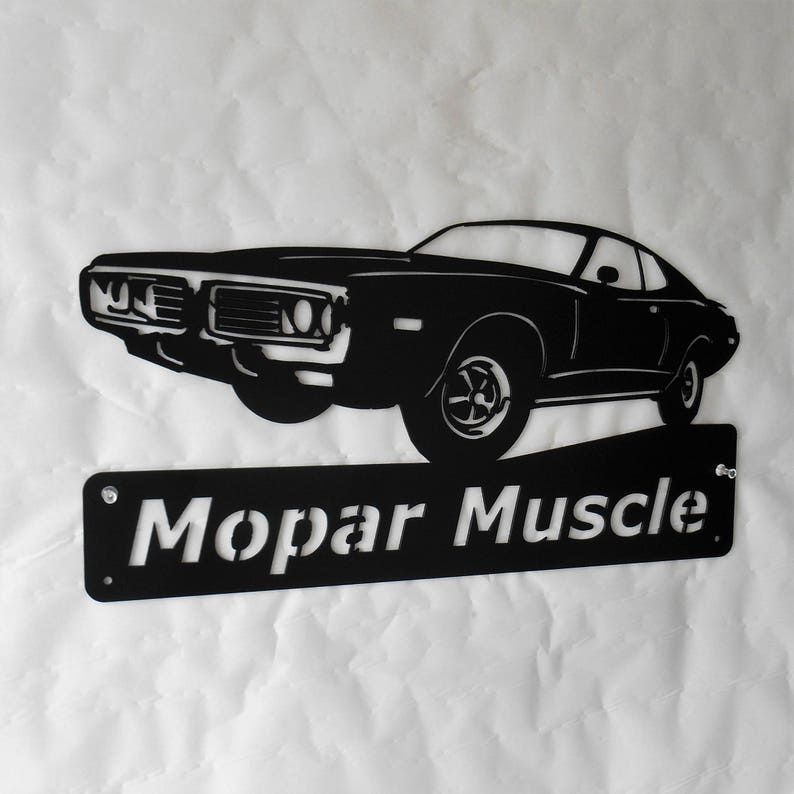 1973 Charger Custom Man Cave Classic Garage Sign Mopar image 3