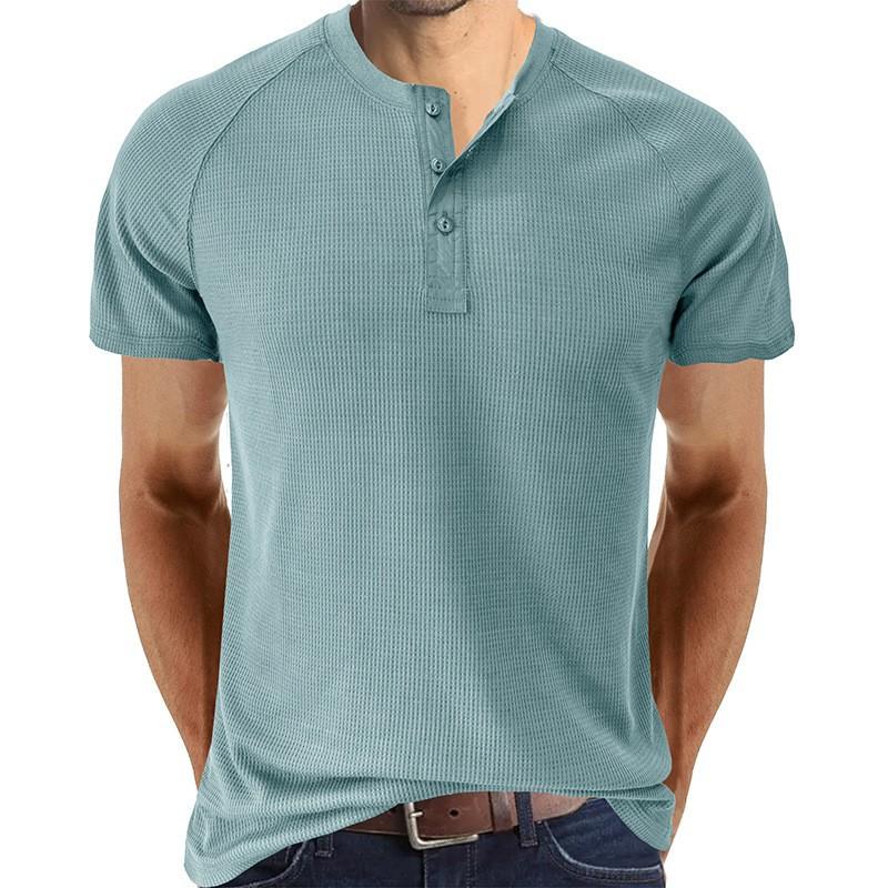 Men's Tough Guy Short Sleeve Henley T-Shirt