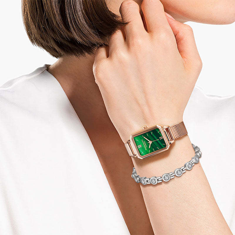 Time  Style Ⅵ - Quartz Watch & Magnetic Bracelet Gift Set