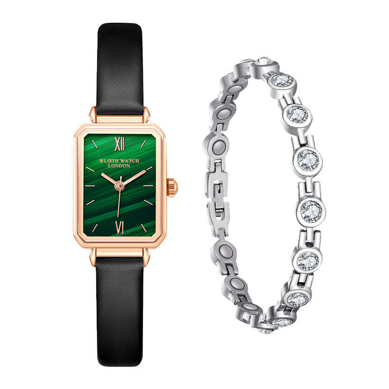 Time  Style Ⅵ - Quartz Watch & Magnetic Bracelet Gift Set