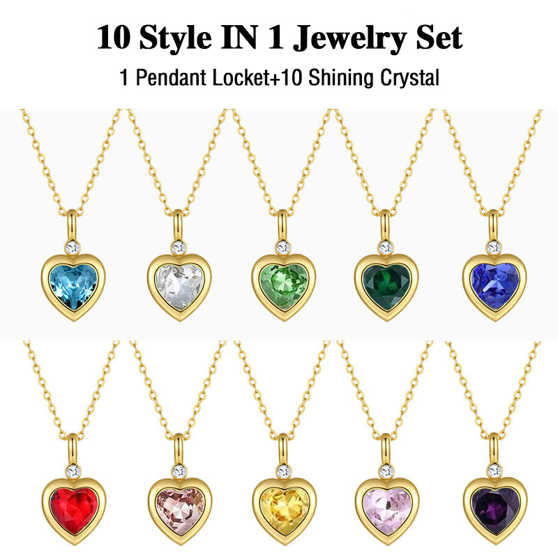 Love Style CLXXXVIII - 10 Style in 1 Jewelry Set (Heart Edition)