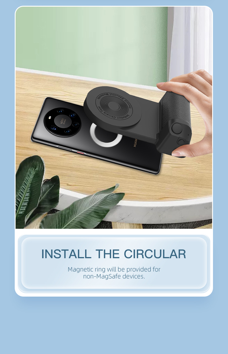 Magnetic Camera Handle Bluetooth Bracket 