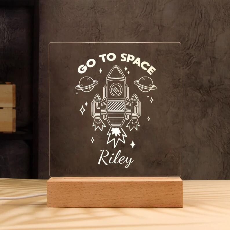 Custom Rocket Night Light