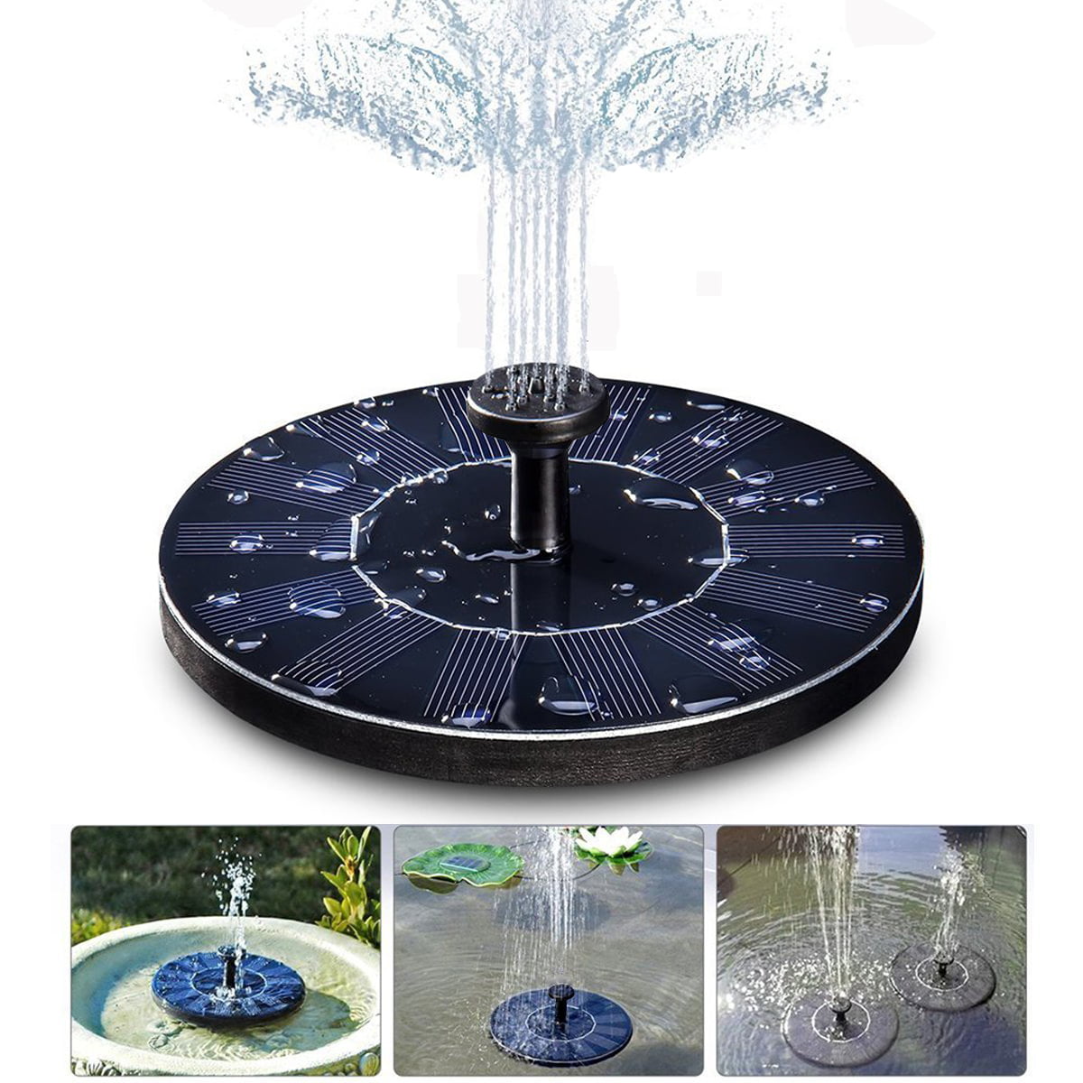 ⛲ Solar Garden Fountain