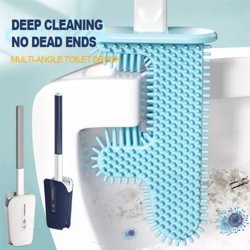 Bacteria-Killing Cactus Toilet Brush With Disinfecting Head