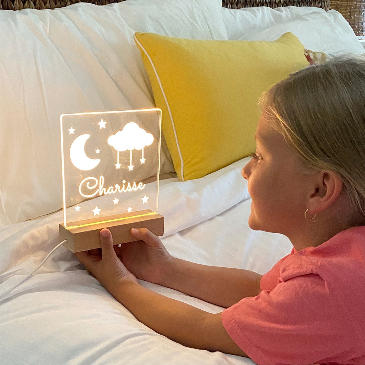 Moon and Stars Night Light