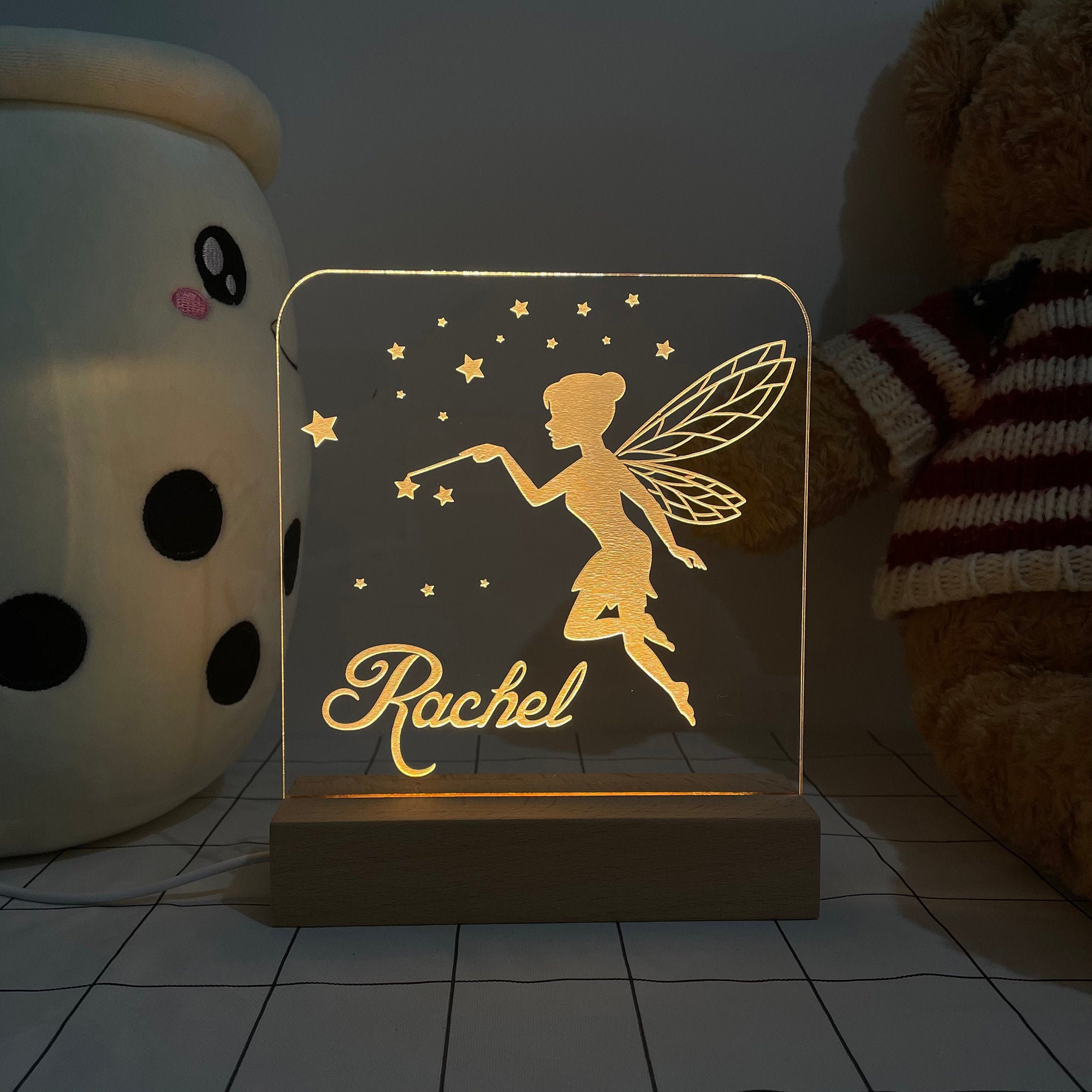 Personalized Name Night Light - Gift For Kids