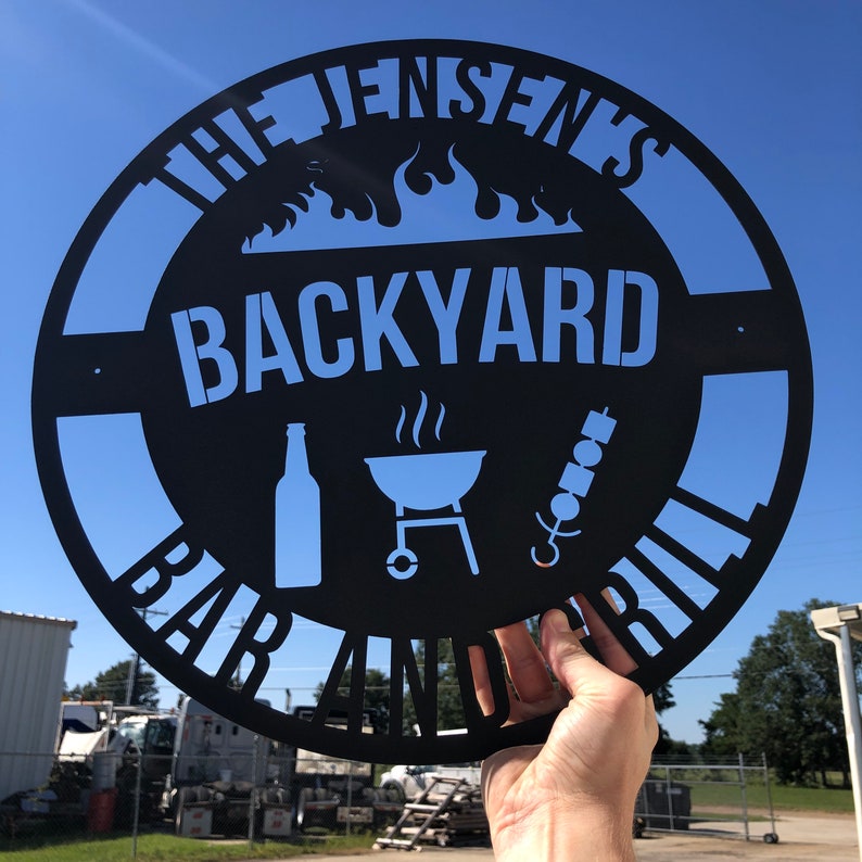 Custom Bar and Grill Sign