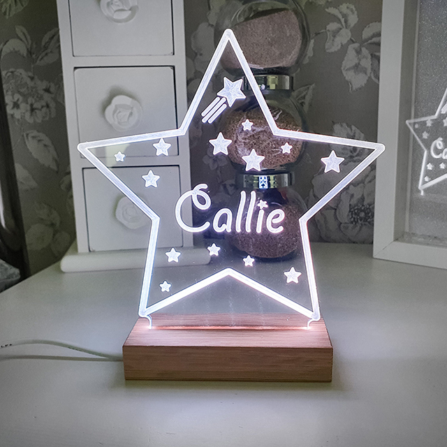 Personalised Star Night Light-7 colors