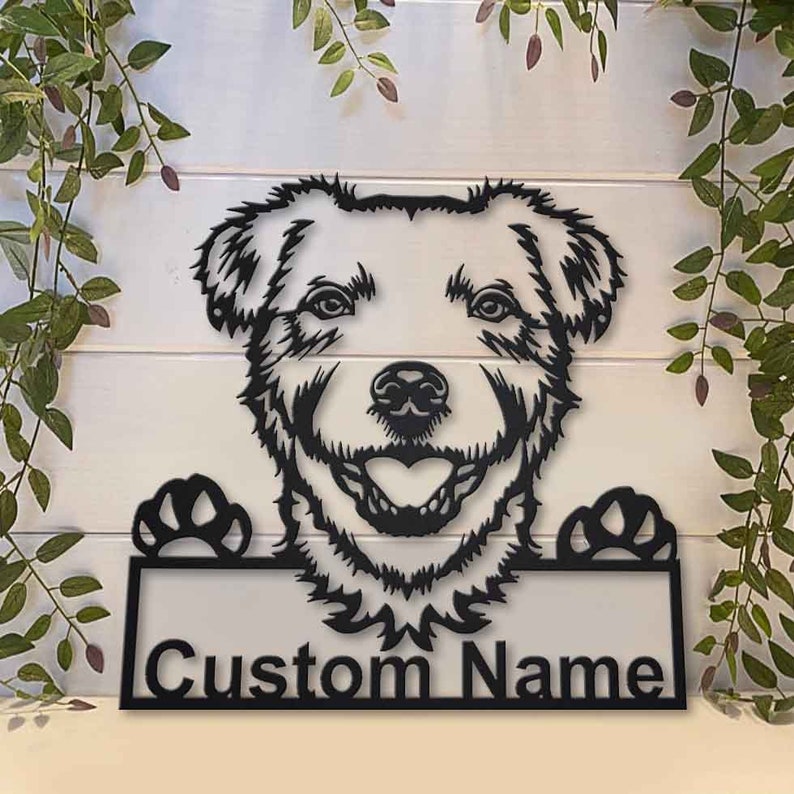 Personalized Parson Russell Terrier Dog Metal Sign Art