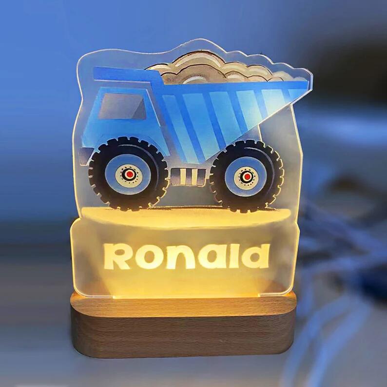 Custom Earthmoving Vehicle Night Light