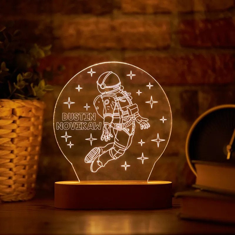 Personalized Astronomy Night Light as Gifts for Him