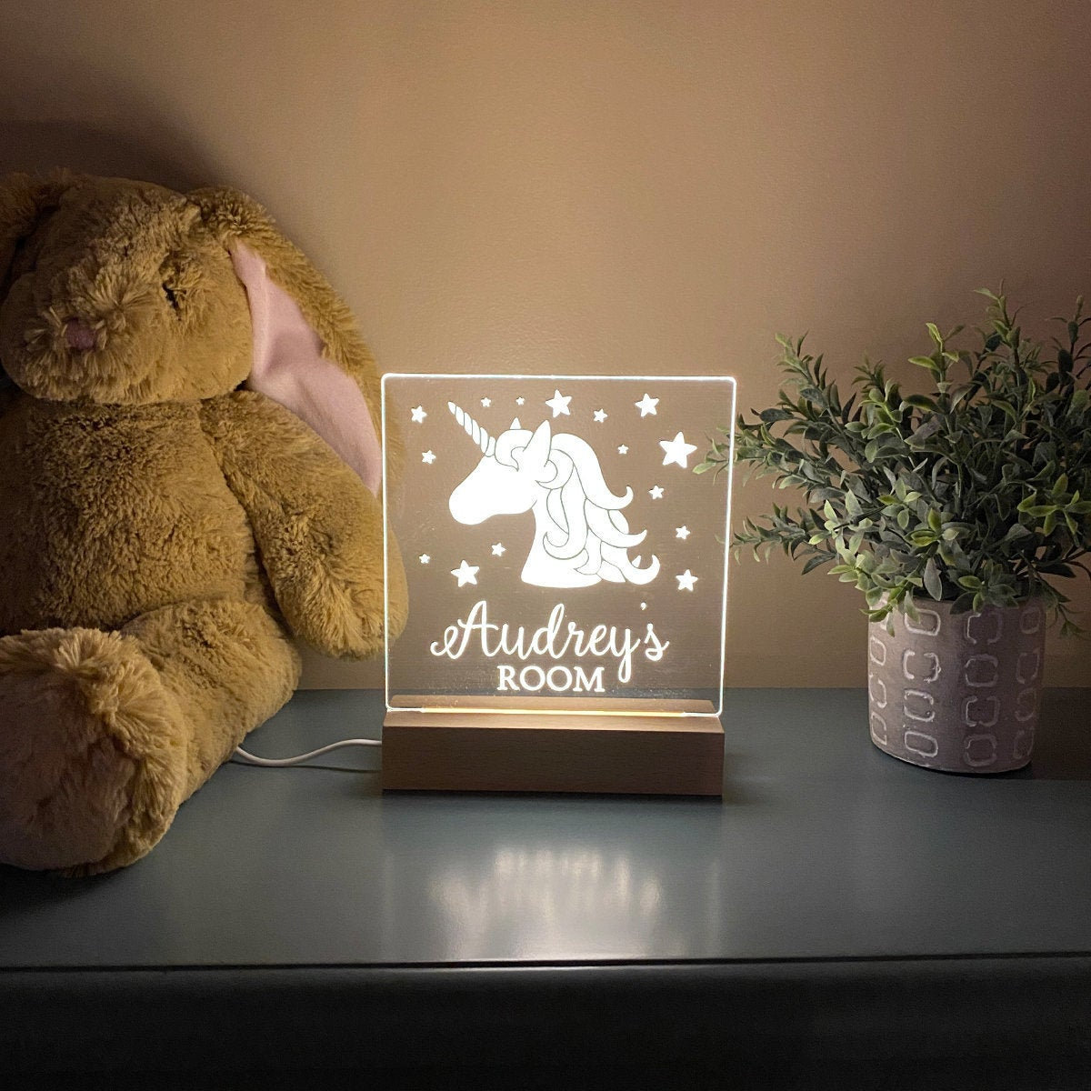 Personalized Unicorn Night Light