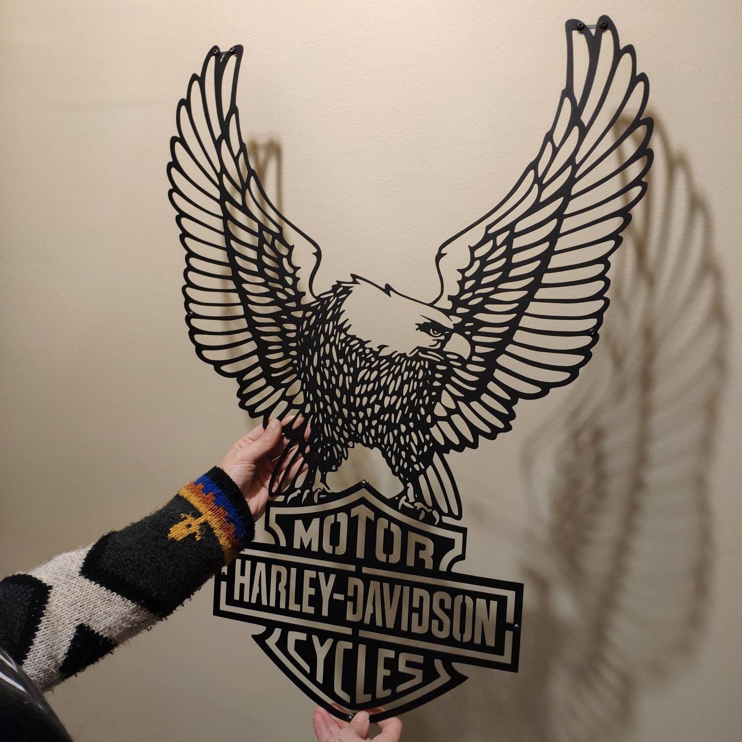  Harley Davidson Eagle Metal Logo