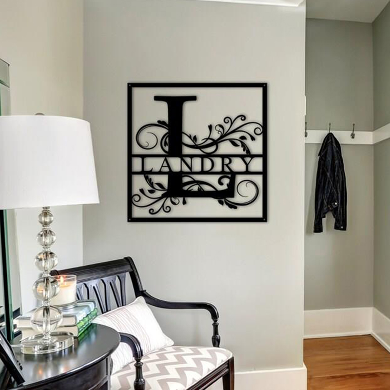 💕Personalized metal letter art 💕Customize the name you want🎁【Buy 2 free shipping】