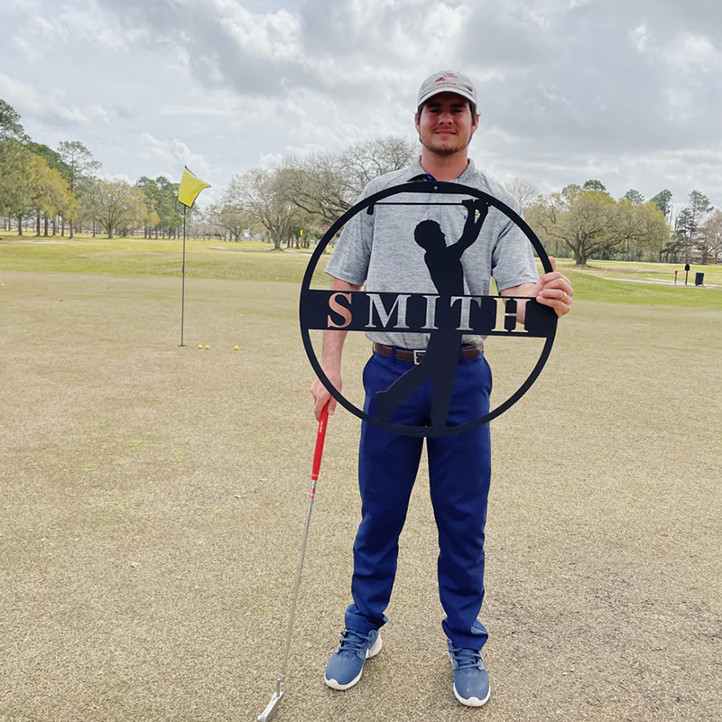 Personalized Golf Sign