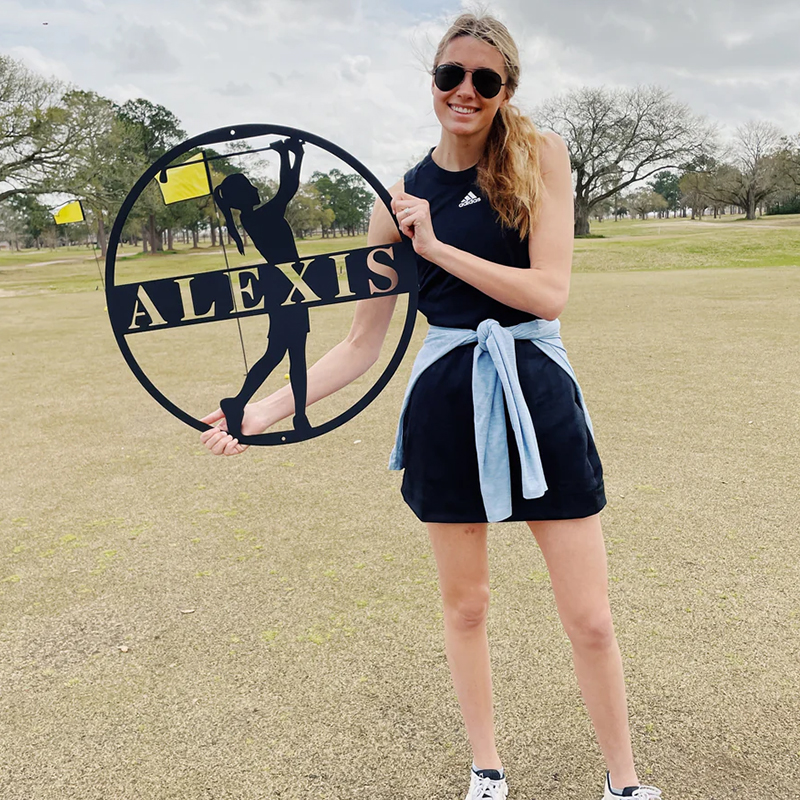 Personalized Golf Sign