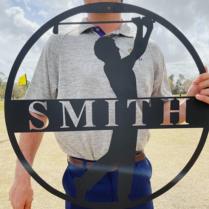 Personalized Golf Sign