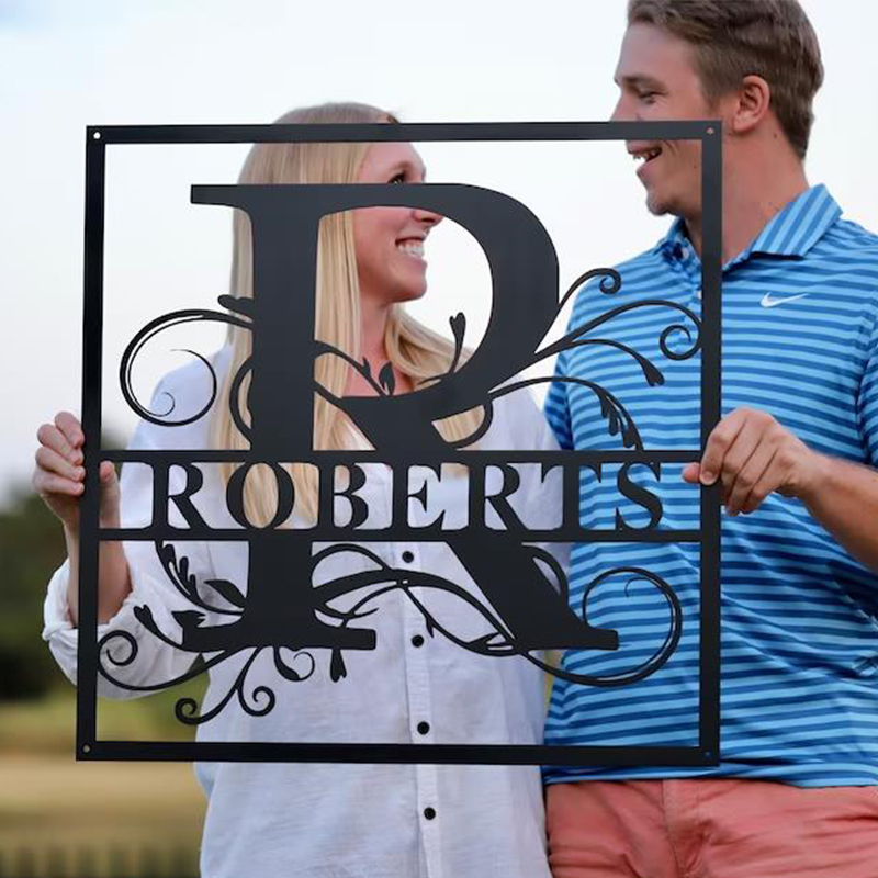 💕Personalized metal letter art 💕Customize the name you want🎁【Buy 2 free shipping】