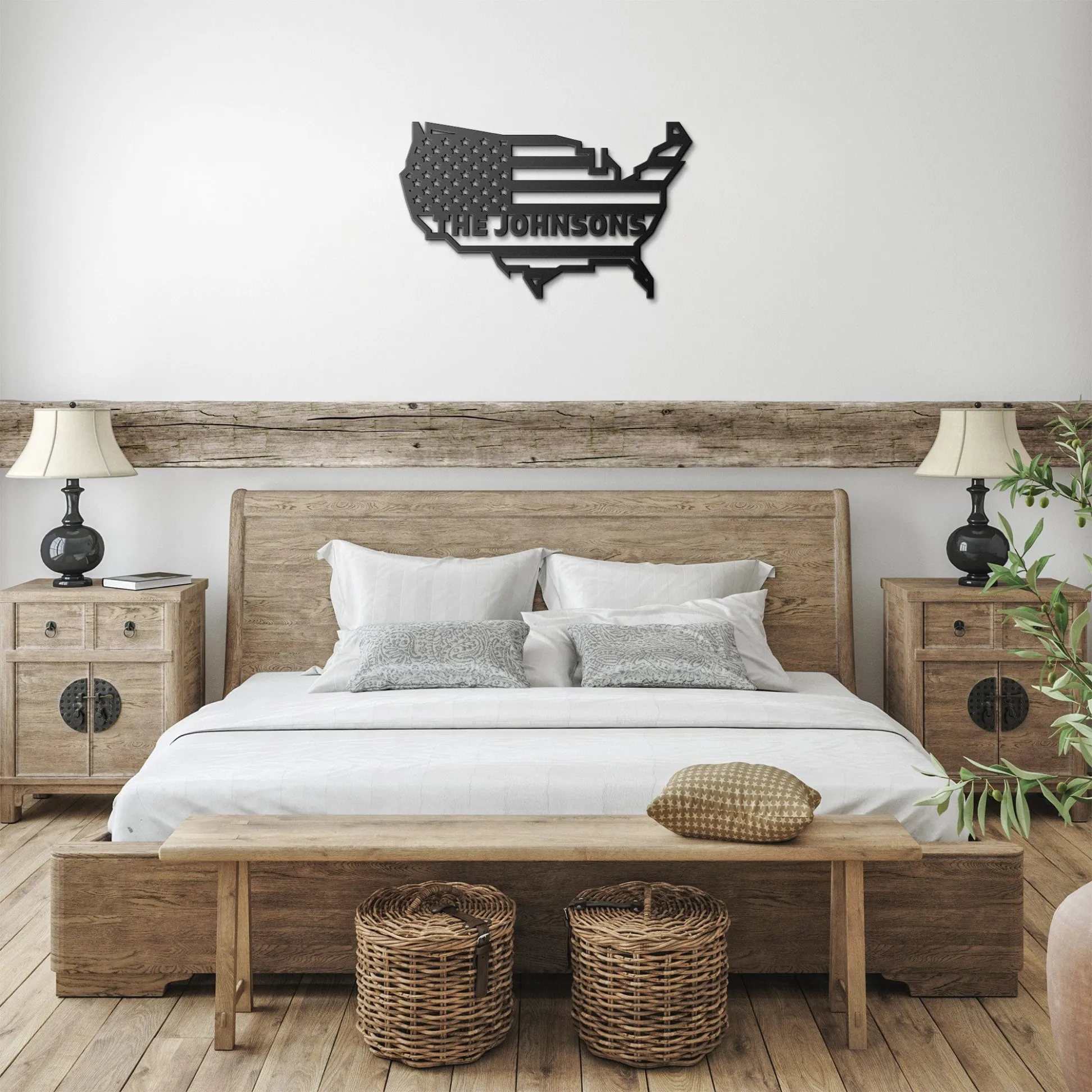 AMERICAN FAMILY - PERSONALIZED METAL ART