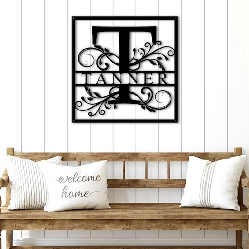 💕Personalized metal letter art 💕Customize the name you want🎁【Buy 2 free shipping】