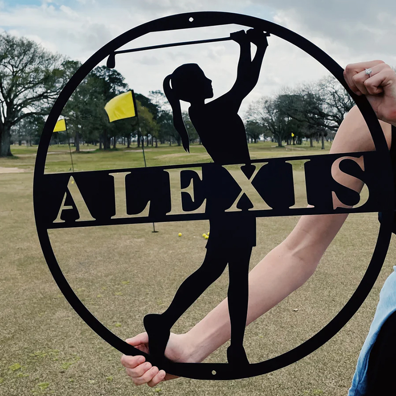 Personalized Golf Sign