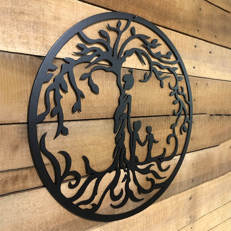 Tree of Life Metal Wall Art, Mother Child Sign