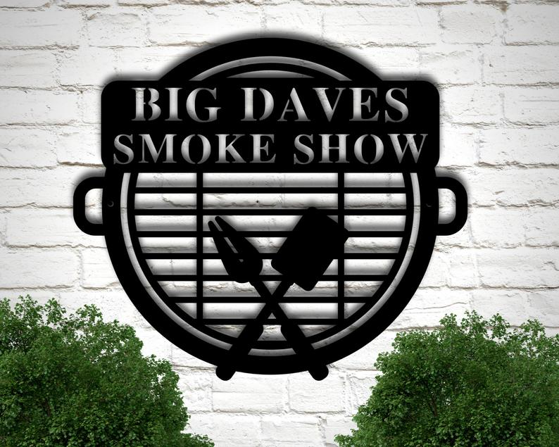 Personalized Metal BBQ Sign