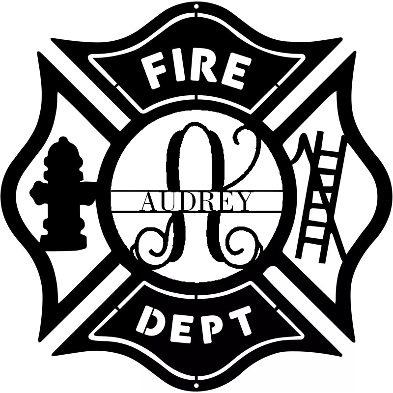 Fire fighters Personalized Metal Name Signs 🎁【BUY 2 FREE SHIPPING】