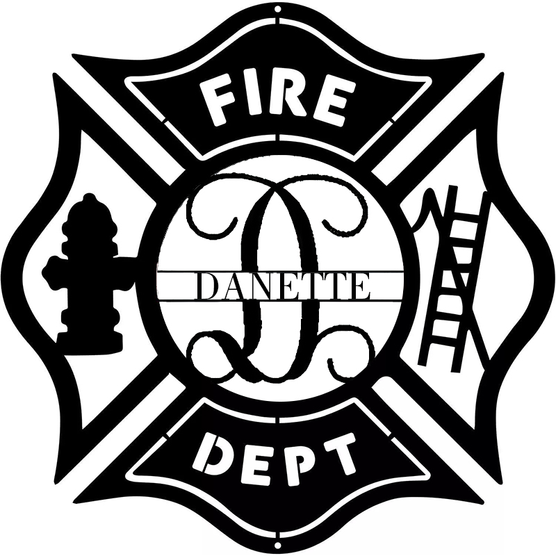 Fire fighters Personalized Metal Name Signs 🎁【BUY 2 FREE SHIPPING】