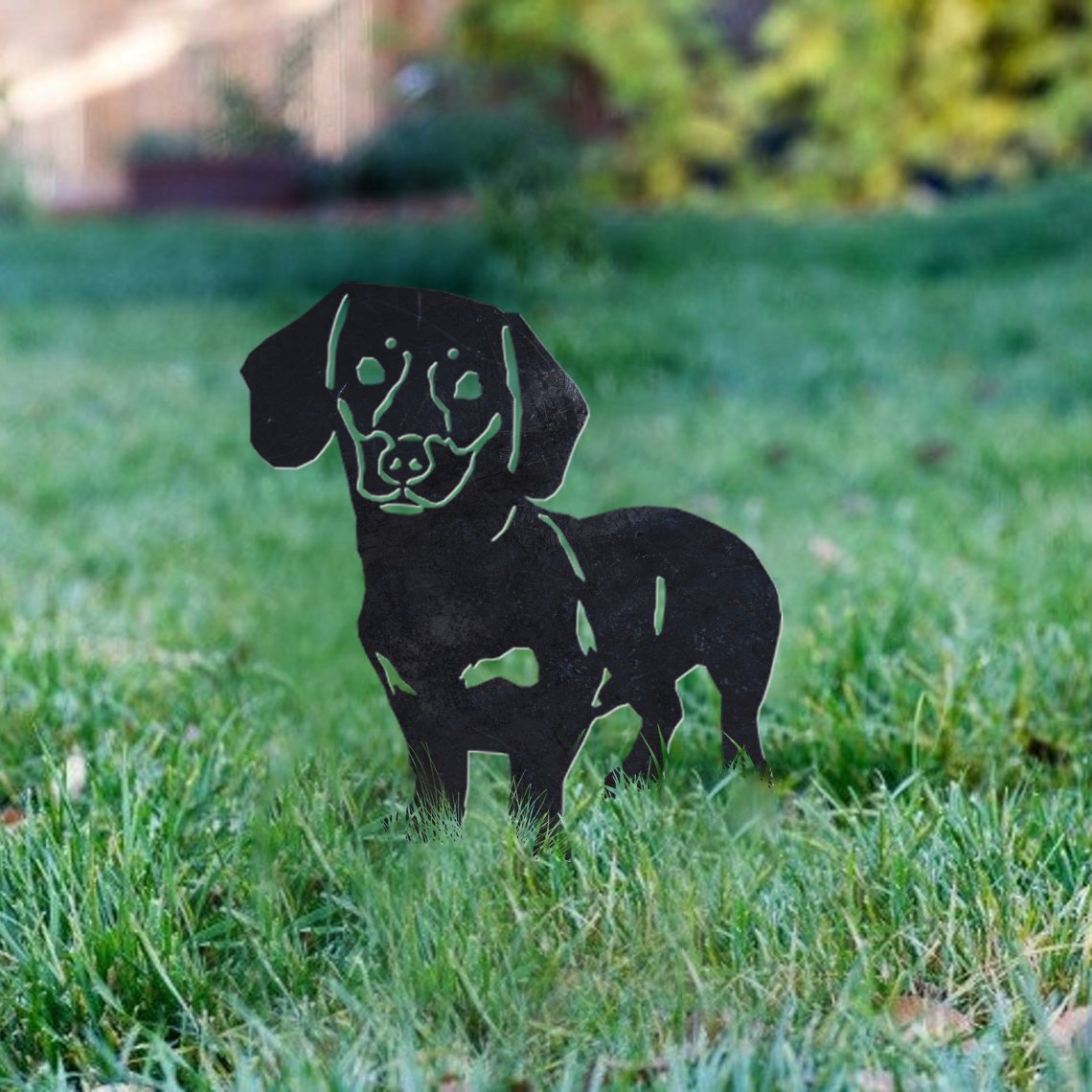 Dachshund Metal Silhouette
