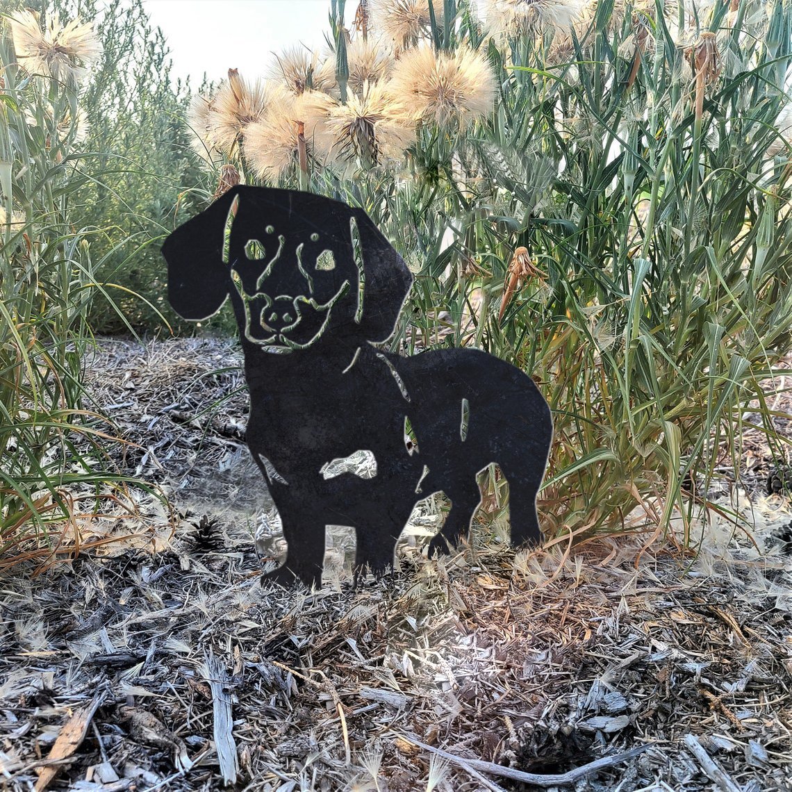 Dachshund Metal Silhouette
