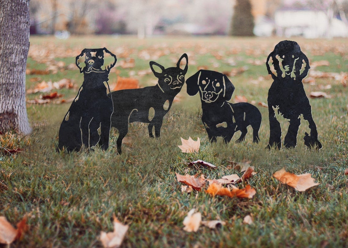 Dachshund Metal Silhouette