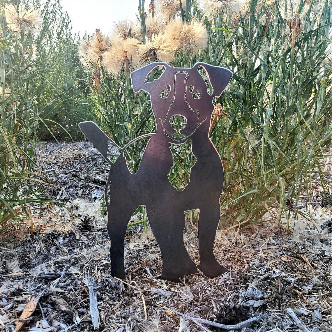 Jack Russell Terrier Metal Silhouette