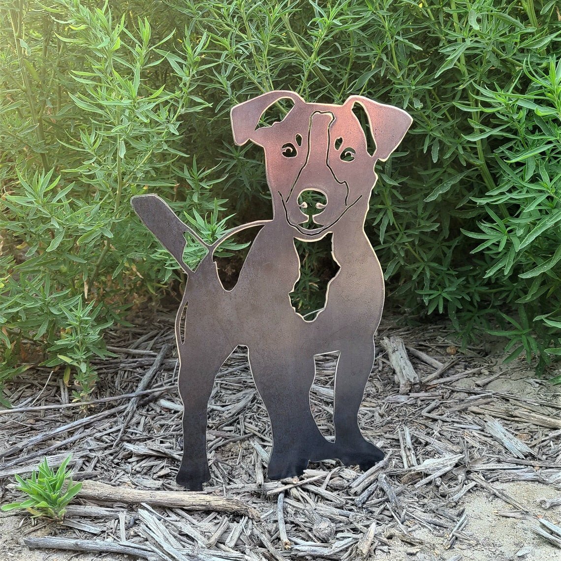 Jack Russell Terrier Metal Silhouette
