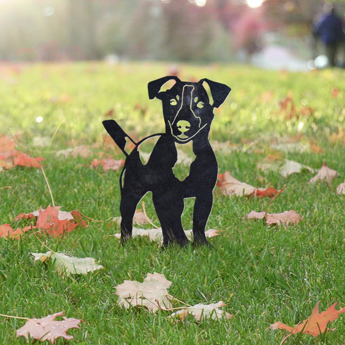 Jack Russell Terrier Metal Silhouette