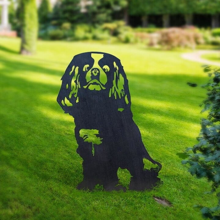 Cavalier King Charles Spaniel Metal Silhouette