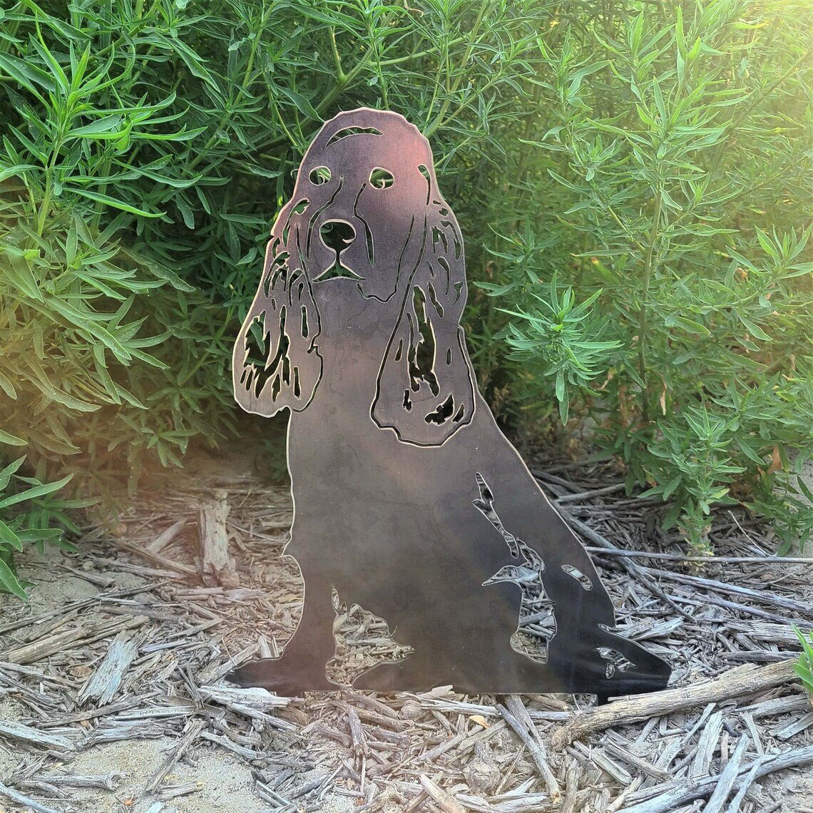 Cocker Spaniel Metal Silhouette