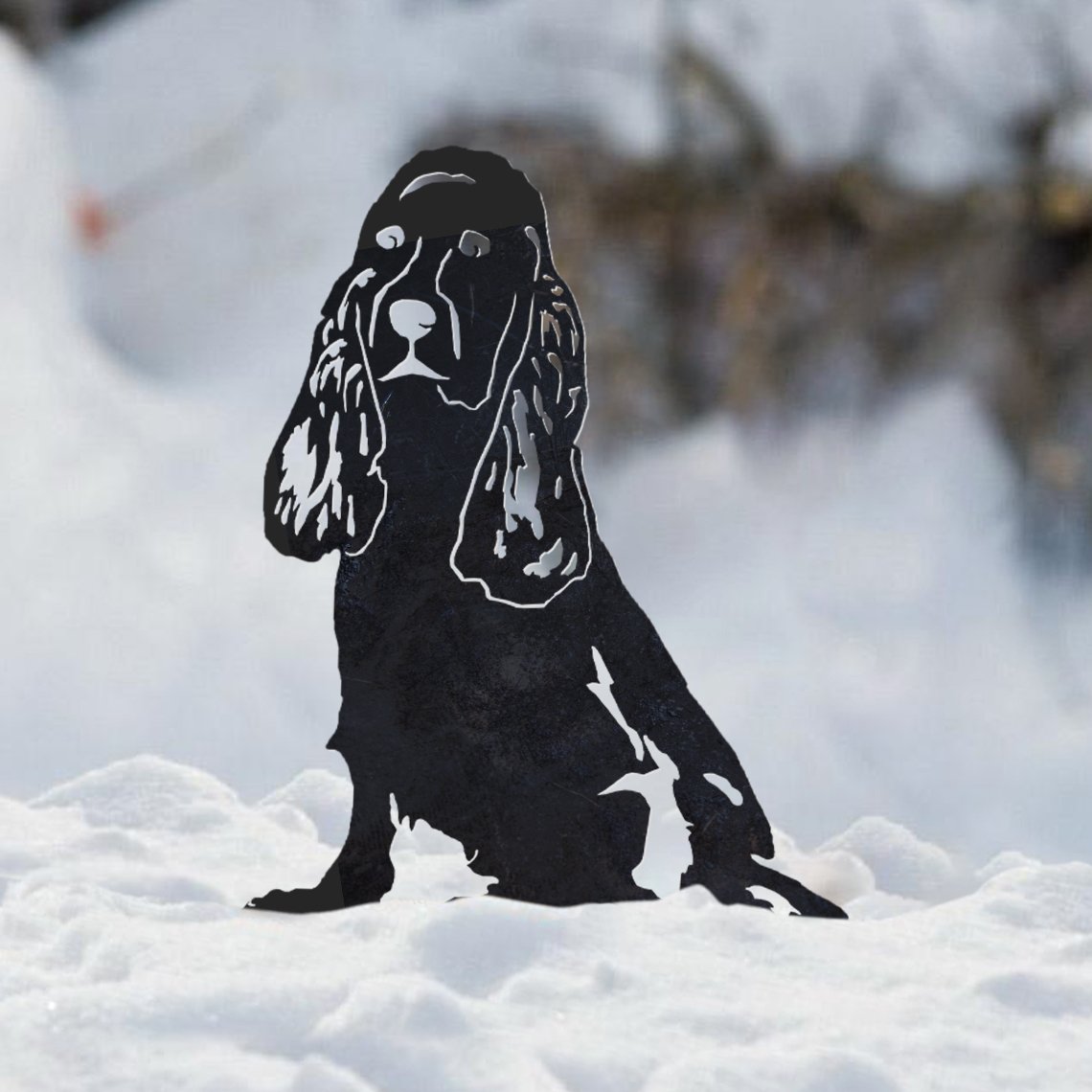 Cocker Spaniel Metal Silhouette