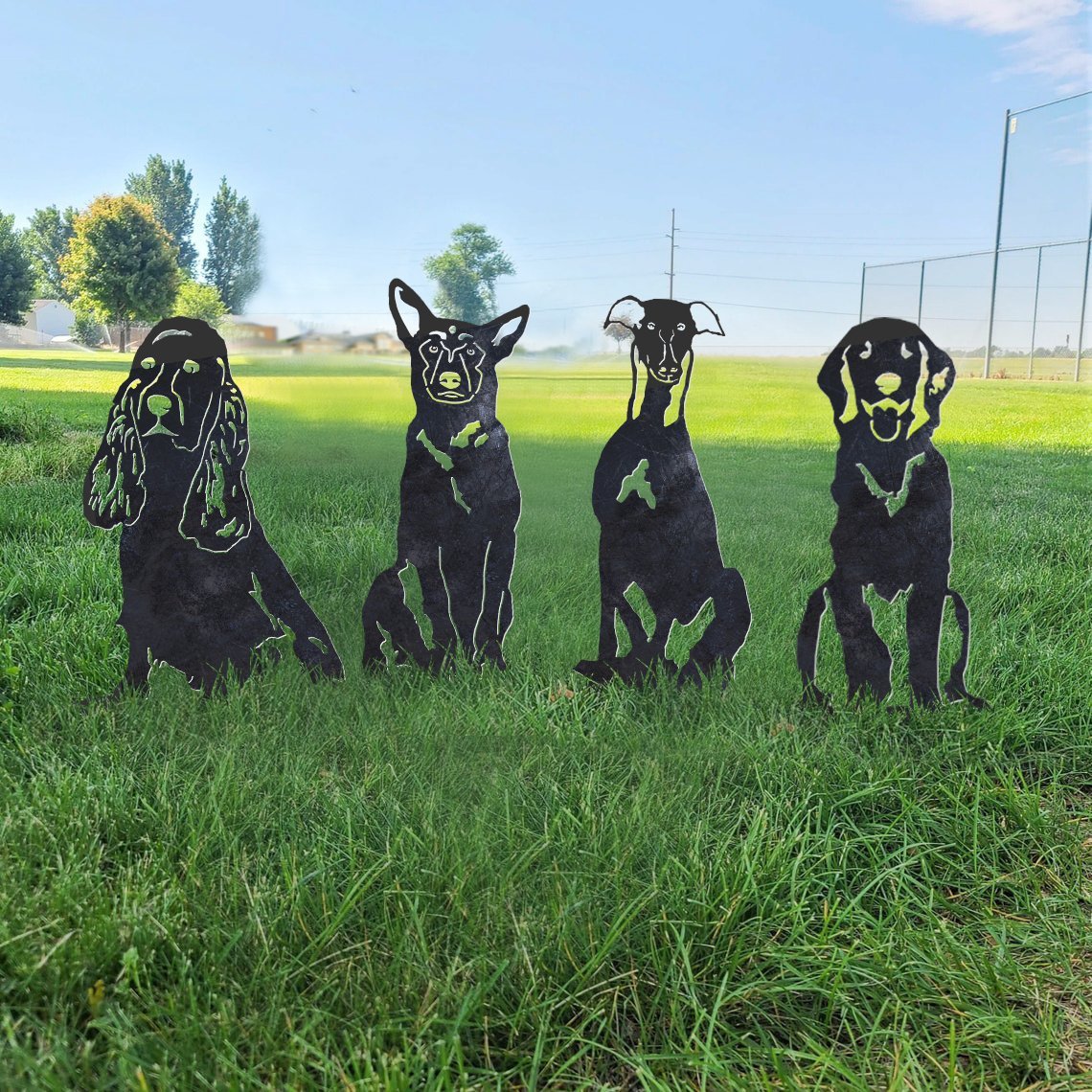 Cocker Spaniel Metal Silhouette