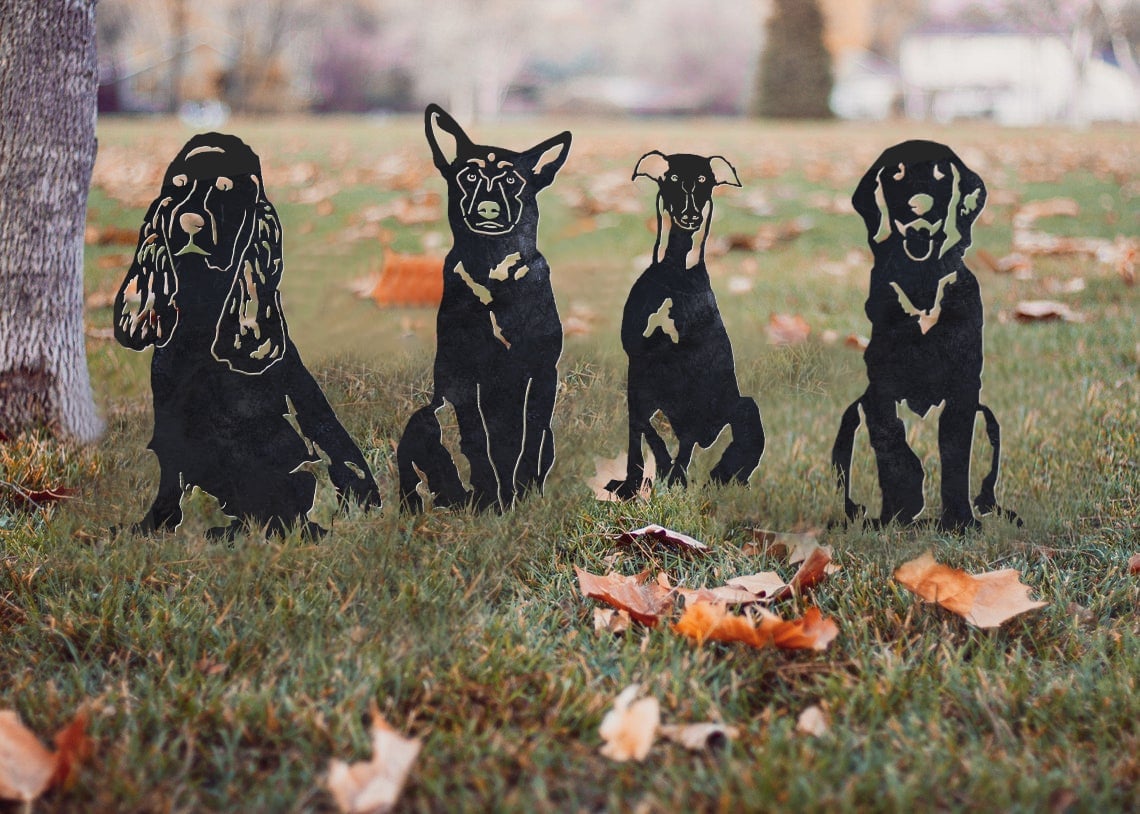 Cocker Spaniel Metal Silhouette