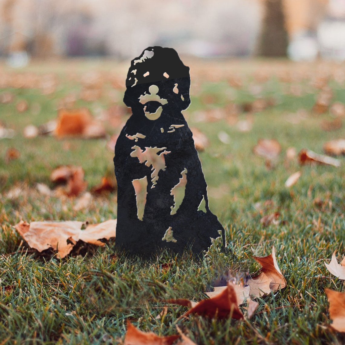 Doodle Metal Silhouette